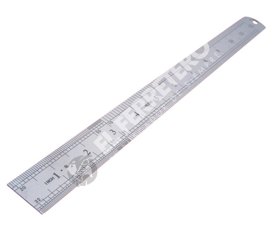 Regla 30cm Acero Inoxidable