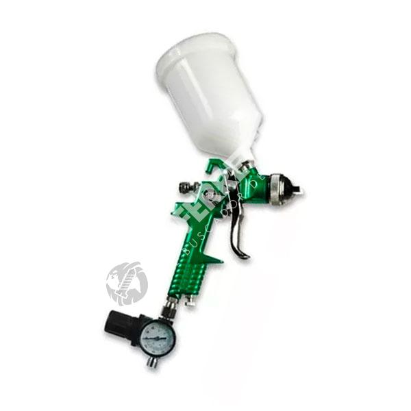 Pistola de Pintar Profesional Hvlp Sistema Gravedad Pico 1,7mm.