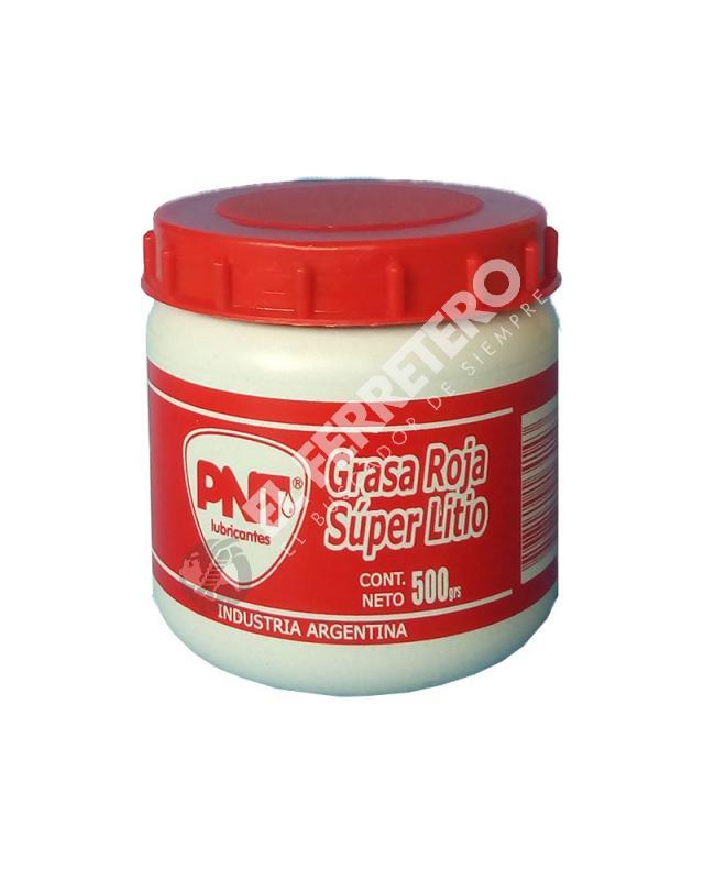 Grasa Super Litio Roja Pote x 500g.