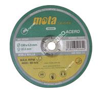 Disco Desbaste Hierro 180x6mm Oxido de Aluminio