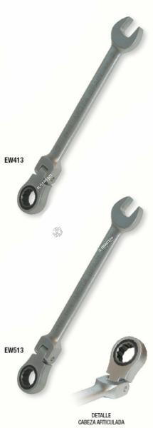 Llave Combinada Crique Articulada 18mm