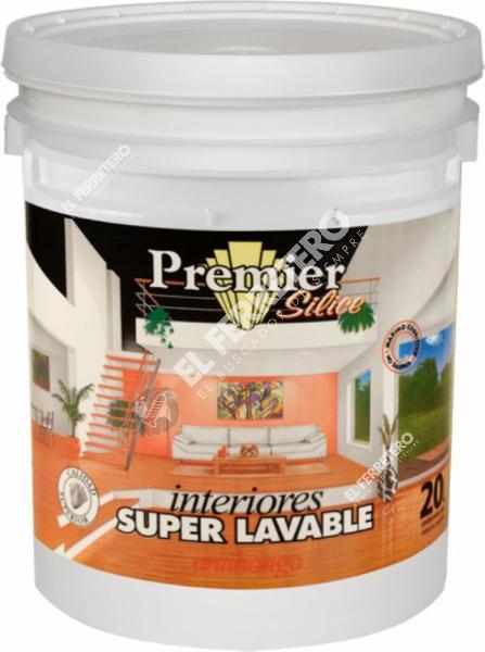Látex Premium Sílice Interior Superlavable 20 Lts Mate